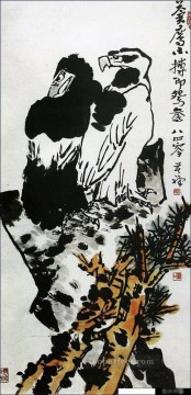Li kuchan águilas chino tradicional Pinturas al óleo